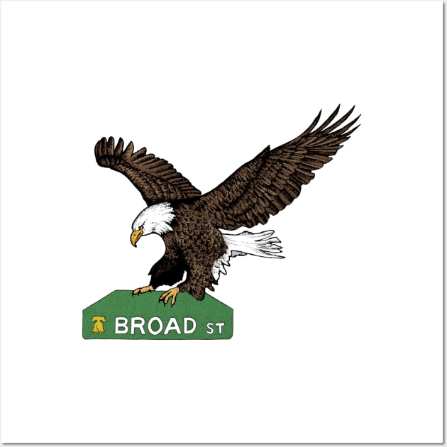 Philly Broad Street Eagle Wall Art by Elizabeth Weglein Art